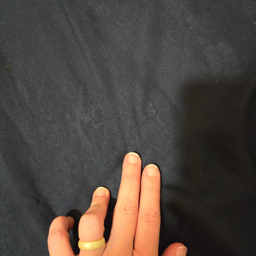 Sz 18 Alyce Paris 6573 Navy Chiffon Strapless Sweetheart Gown Gold Citrine Stone - Picture 6 of 12